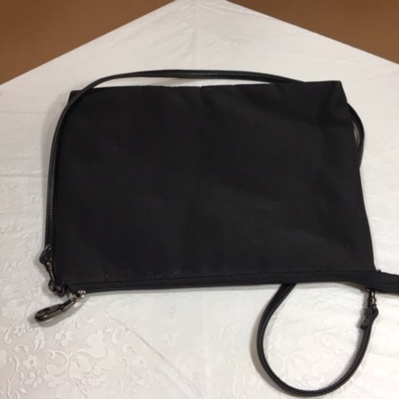 Naturalizer Black Geometrically Designed Crossbody Shoulder Bag - Picture 3 of 11